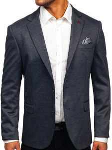 Herr Casual Kavaj Bläckfärgad Bolf 023