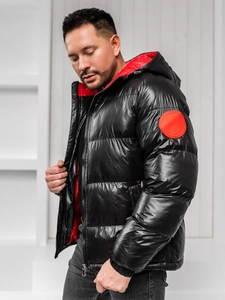 Herr Quiltad Vinterjacka Svart Bolf 5M3198A1