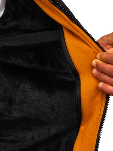 Herr Quiltad Vinterjacka Svart Bolf 6900