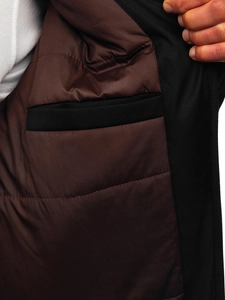 Herr Vinterjacka med päls Svart Bolf 22M333