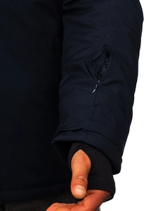 Herr Vinterjacka Marinblå Bolf 6580