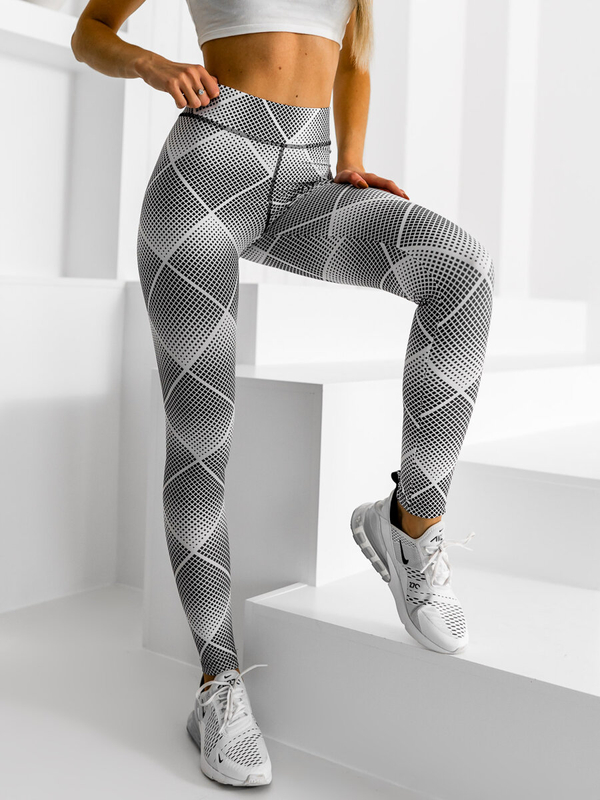 Dam Leggings Vit-Svart Bolf 20967