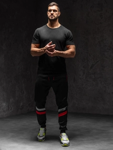 Herr Sweatpants Svart Bolf K10015A1