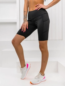 Dam Leggings Shorts Svart Bolf XY24003S