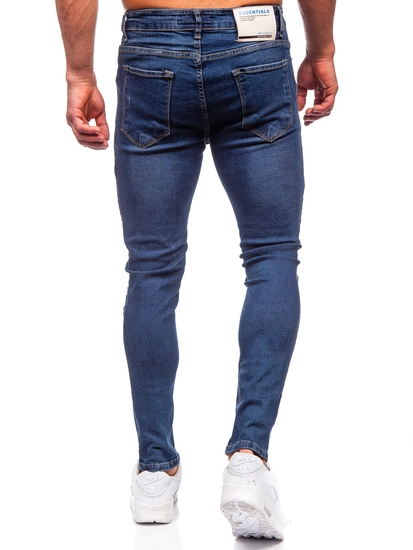 Herr Jeans Slim Fit Marinblå Bolf 6257