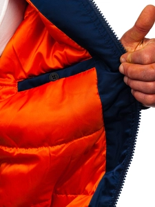 Herr Vinterjacka Marinblå Bolf 2120