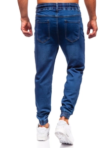 Herr Jeans-joggers Marinblå Bolf 8106
