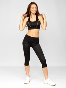 Dam 2-delad Träningsoverall Svart Bolf XL012A1