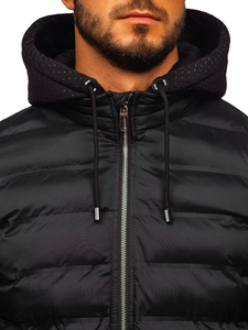 Herr Vinterjacka Svart Bolf 5332