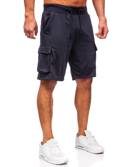 Herr Cargo-shorts Marinblå Bolf 8K1505
