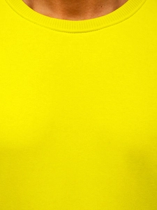 Herr Sweatshirt Ljusgul Bolf 171715