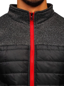 Herr Övergångsjacka Svart Bolf TY38