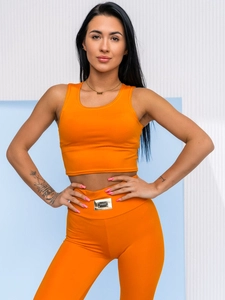 Dam 2-delad sportset Fashion Orange Bolf 022