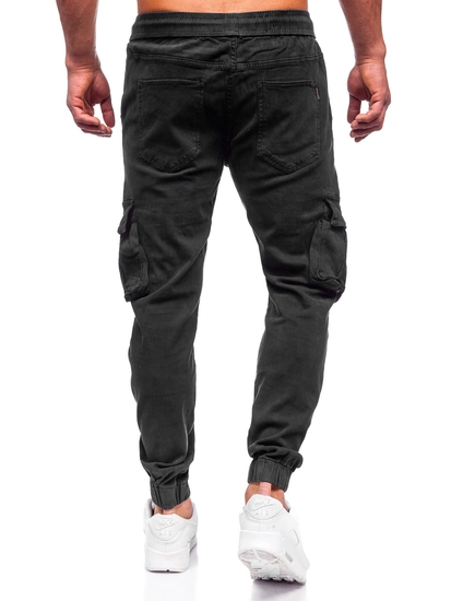 Herr Cargo Jeansjoggers Svart Bolf MP0105N