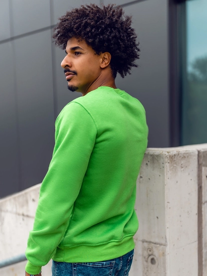 Herr Sweatshirt Ljusgrön Bolf 2001A