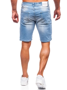 Herr Jeansshorts Blå Bolf 0468