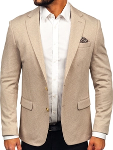 Herr Casual Kavaj Beige Bolf 24401