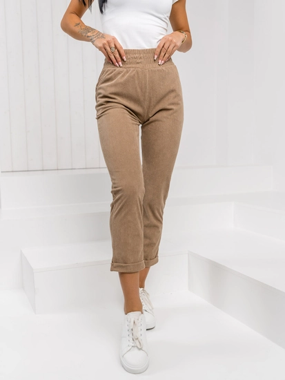 Dam Randiga byxor Brun Bolf W7856