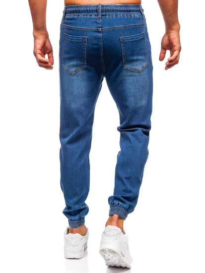 Herr Jeans-joggers Blå Bolf 8155