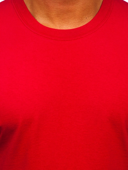 Herr Bomulls Basic T-shirt Röd Bolf B459