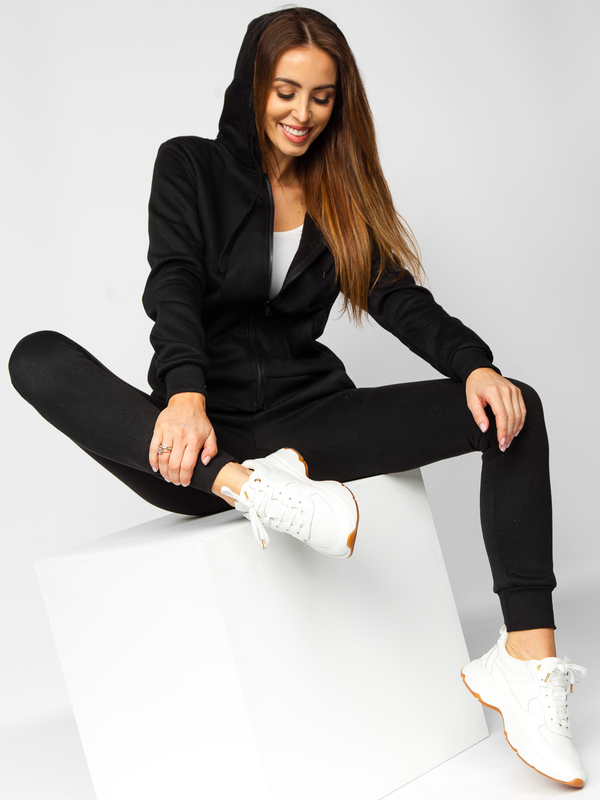 Dam 2-delat Set Svart Bolf 0003