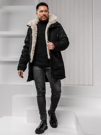 Herr Vinterparkas Svart Bolf 5M3132A1