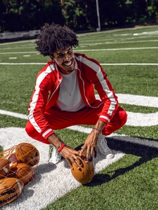 Herr Träningsoverall Röd Bolf 8C99A