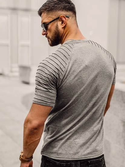 Herr Basic T-shirt Grafitgrå Bolf 8T88A