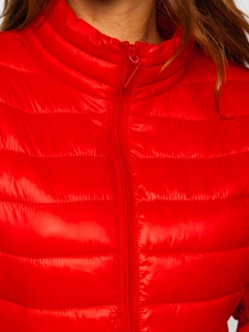 Dam Quiltad Lättviktsjacka Röd Bolf 5M706