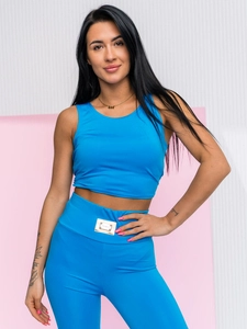 Dam 2-delad sportset Fashion Blå Bolf 022