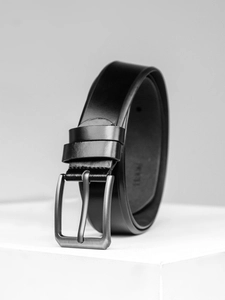 Herr Läderbälte Svart Bolf 831-3