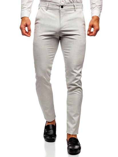 Herr Chinos i bomull Beige Bolf 0015