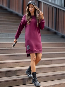 Dam sportig klänning smör Vinröd Bolf 524