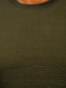 Herr Sweatshirt med tryck Kaki Bolf LJ0599