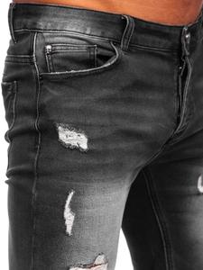 Herr Jeansshorts Svart Bolf MP0061N