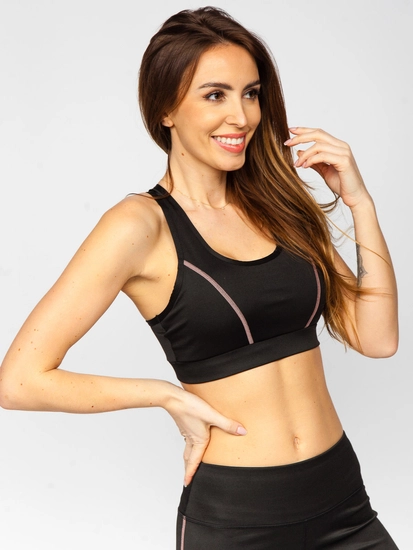 Dam 2-delad Träningsoverall Svart Bolf XL012A1