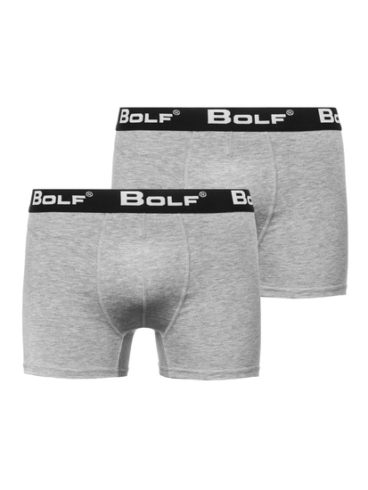 Herr Boxershorts Grå Bolf 0953-2P 2 PACK
