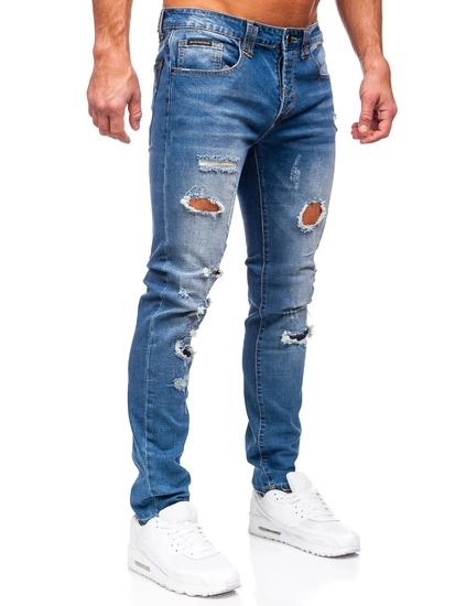 Herr Jeans Slim Fit Marinblå Bolf MP0086BS