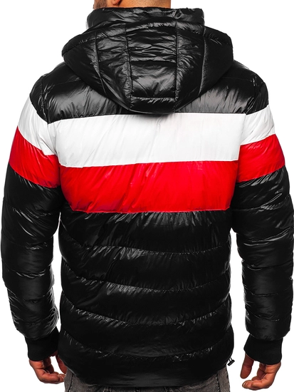 Herr Quiltad Vinterjacka Svart Bolf 6592