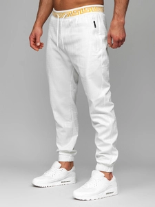 Herr Träningsoverall med huva Vit Bolf 3A161