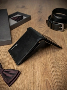 Herr Skinnplånbok Svart 1676