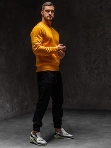 Herr Sweatshirt Ljusorange Bolf 2001A1