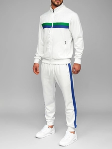 Herr Träningsoverall Vit Bolf 3A166