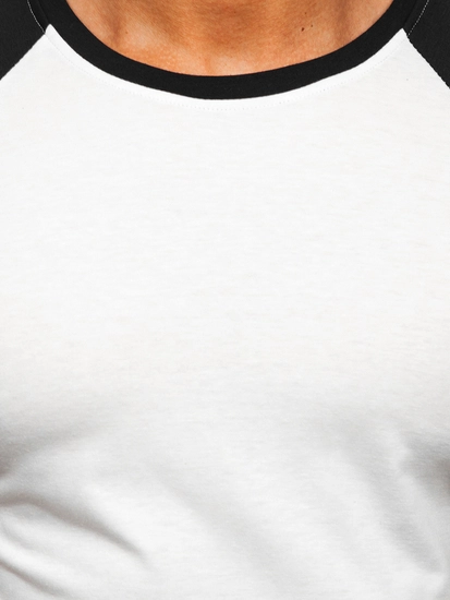 Herr T-shirt Vit-Svart Bolf 8T82