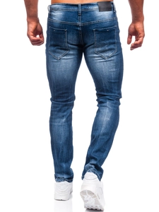 Herr Jeans Regular Fit Marinblå Bolf MP002B
