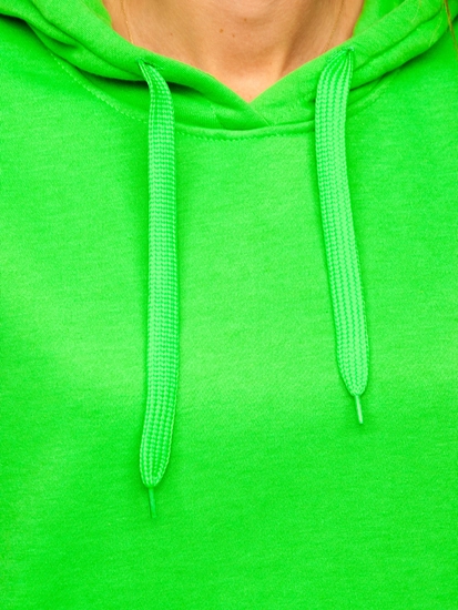 Dam Sweatshirt med Känguruficka Grön Bolf W02B