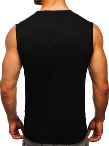 Herr Linne med tryck Svart Bolf 14809