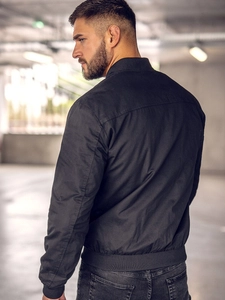 Herr Vändbar Lättvikt Bomberjacka Svart Bolf 84M3005A