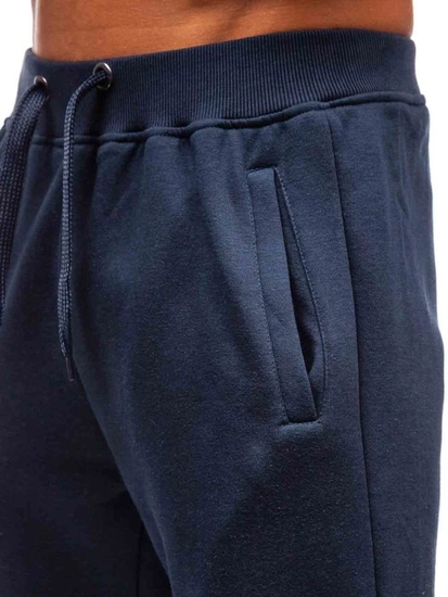 Herr Sweatpants Marinblå Bolf XW01