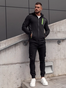 Herr Lättviktsjacka i Softshell Svart Bolf HM188